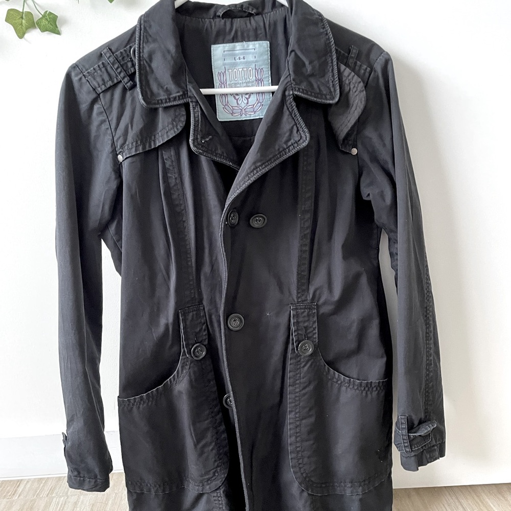 Black utility jacket